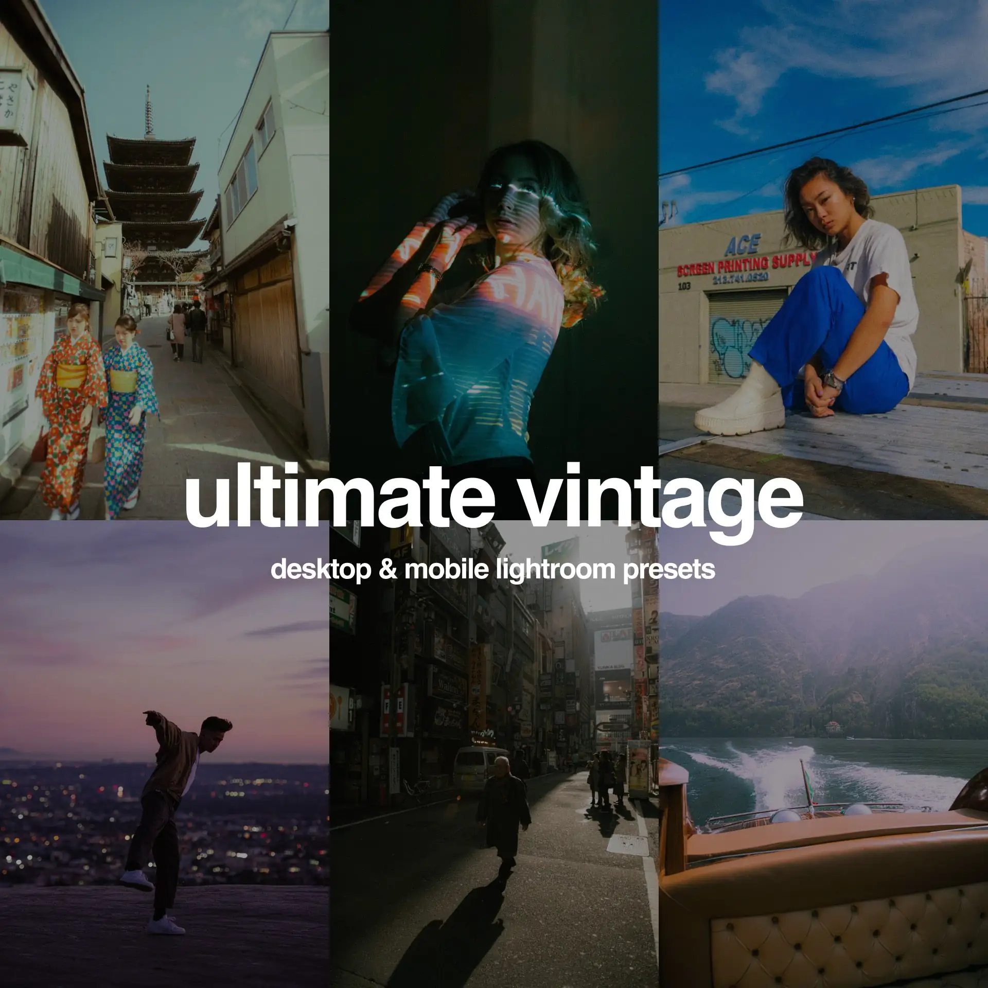 The Ultimate Vintage Lightroom Preset Pack [7 Presets]